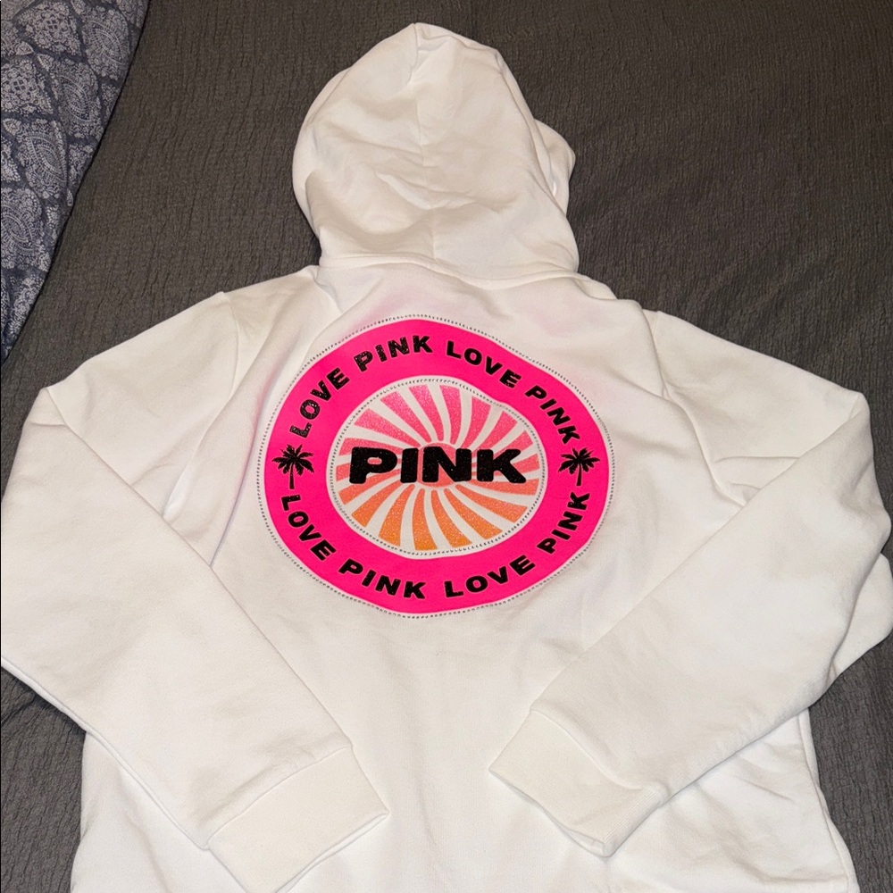 Victoria Secret PINK, zip up hoodie! Brand new!!! Stunning!🔥🔥🔥🔥
